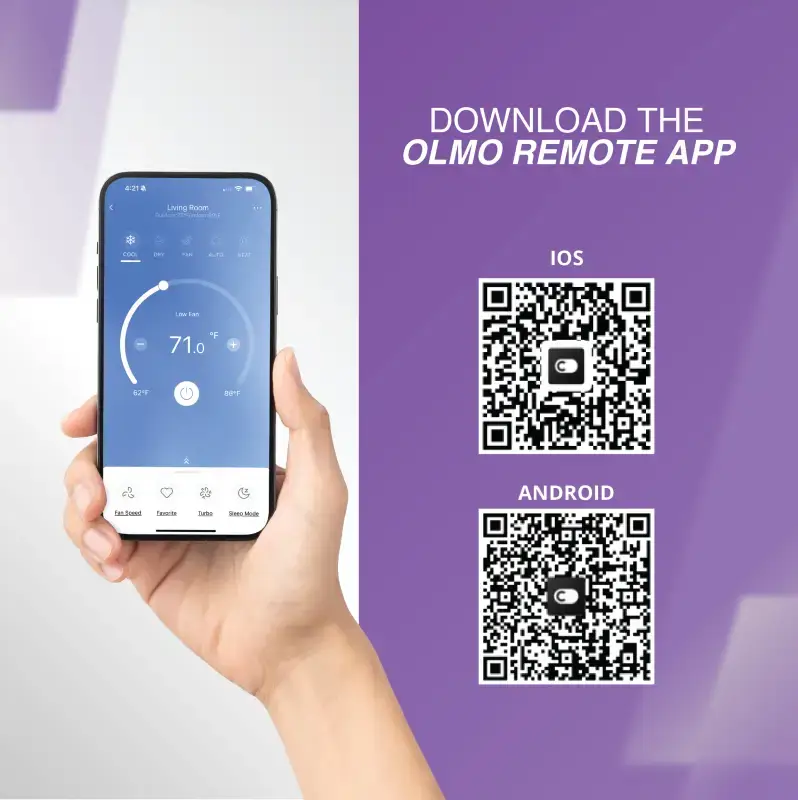 12,000 BTU 230V Ductless Mini Split AC Wall Mounted OLMO Sierra Series Heat Pump - Image 6