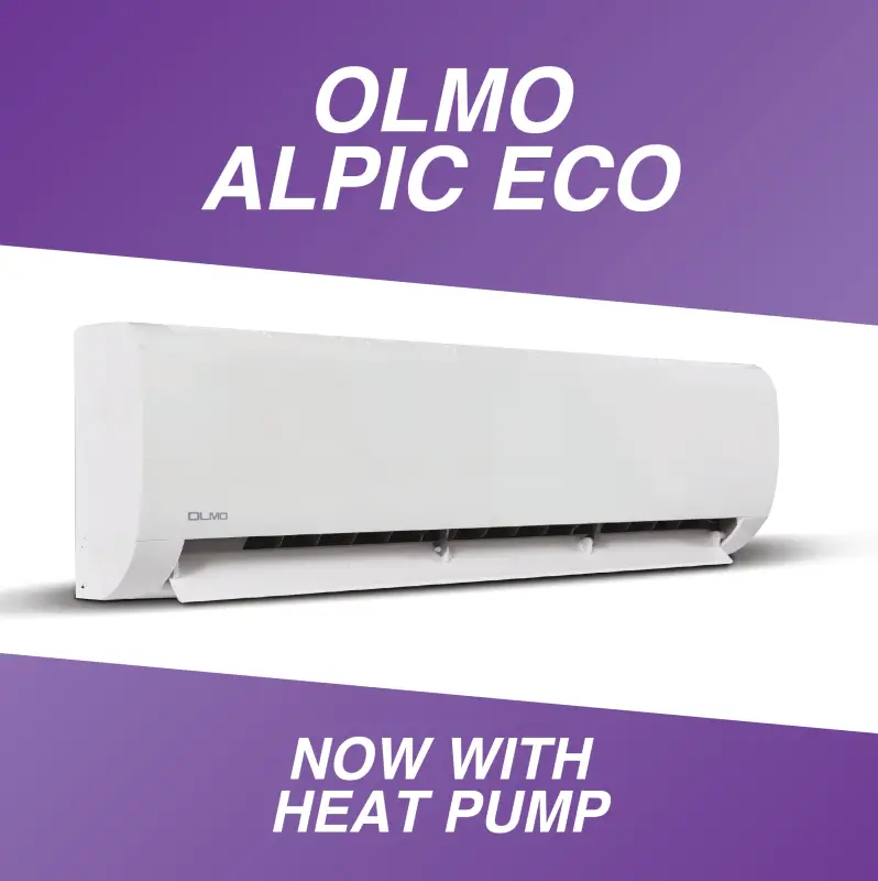 12,000 BTU 230V Ductless Mini Split AC Wall Mounted OLMO Alpic Series Heat Pump - Image 7