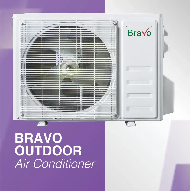12000 BTU 230V Mini Split AC Wall Mounted Bravo Series Heat Pump - Image 8