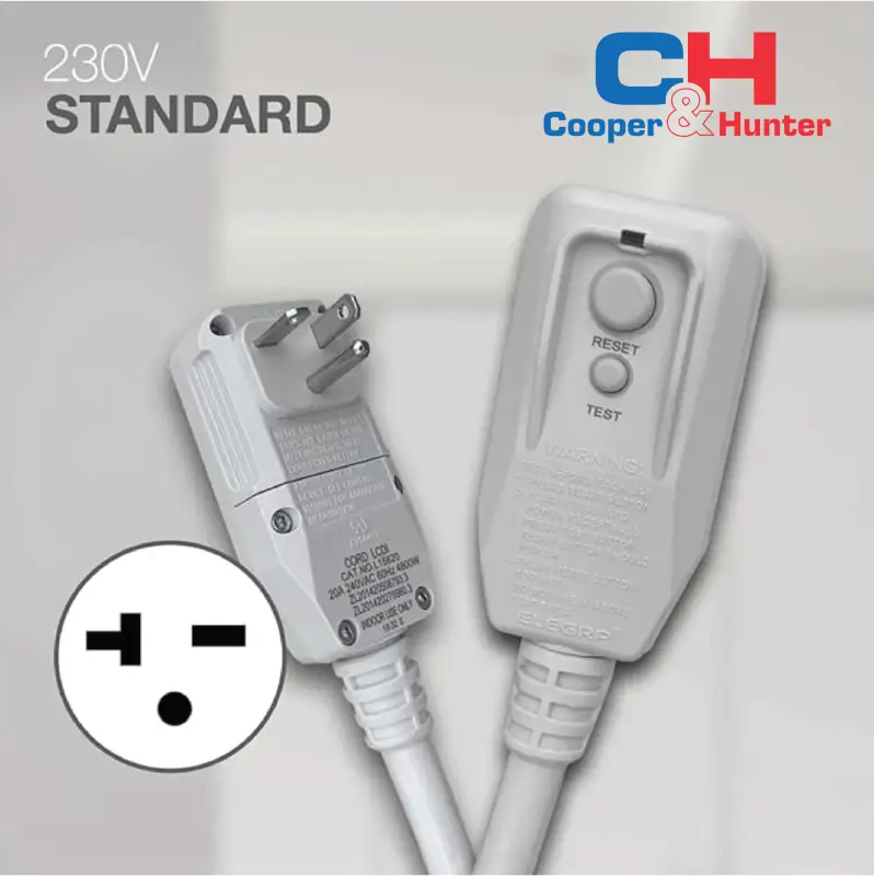 Cooper & Hunter 9,000 BTU PTAC Air Conditioner, Heat Pump, Heating and Cooling, w/Electric Cord and Remote - Image 5