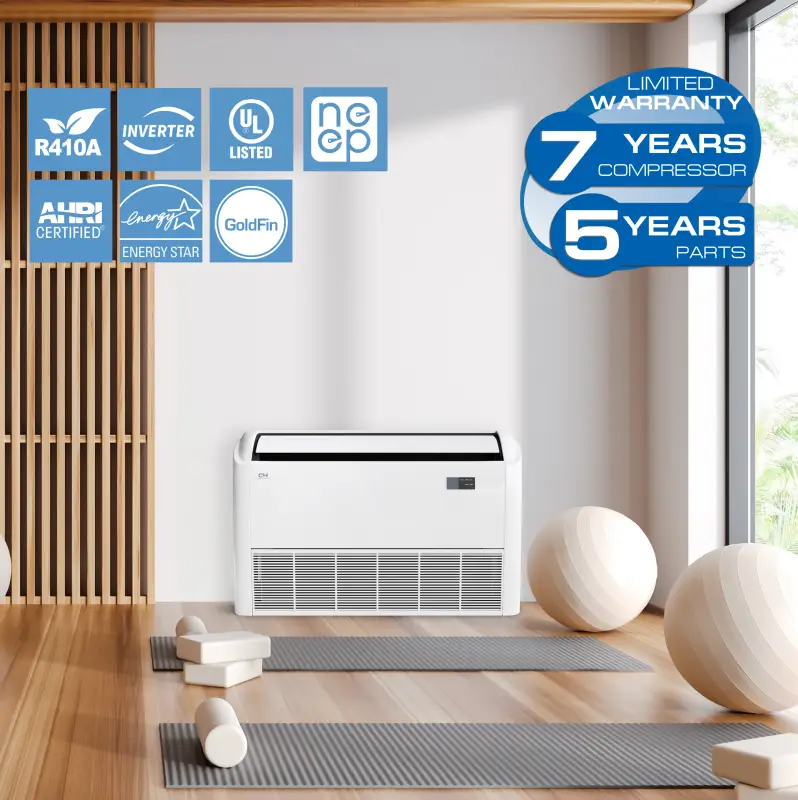 Cooper & Hunter 18,000 BTU Single Zone Universal Floor/Ceiling, 230V, R454B - Ductless Mini Split Air Conditioner Heat Pump - Image 5