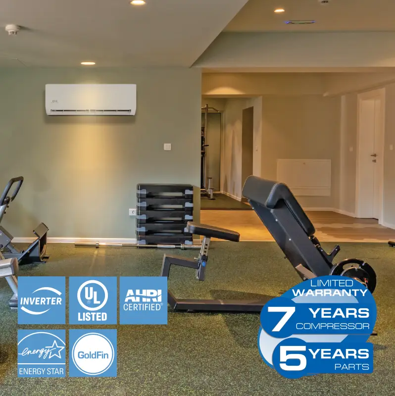 Cooper & Hunter Olivia Hyper Heat 24,000 BTU Single Zone Wall Mount, 230V, R454B - Ductless Mini Split Air Conditioner Heat Pump - Image 5